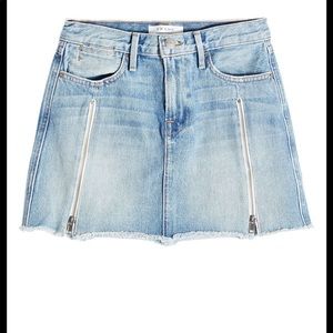 Frame skirt with zippers